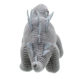 Stegosaurus Soft Toy -  Wilberry Knitted, back view 