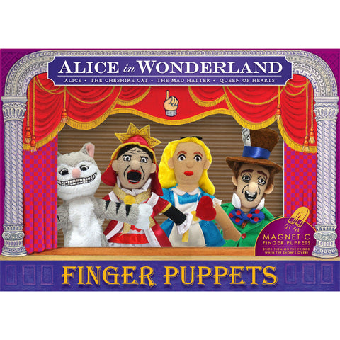 Alice in Wonderland - Magnetic Finger Puppet Set