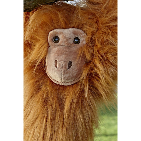 Orangutan Large Primate Puppet close-up