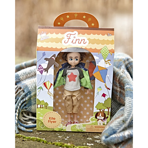 Kite Flyer Finn doll (Lottie range)