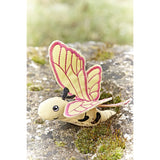 Butterfly Finger Puppet in garden