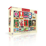 Numbers Jigsaw Puzzle - Paul Thurlby, Side view of puzzle box
