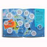 adventures around the globe, lonely planet kids, inside map page 