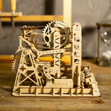 DIY Marble Run Marble Explorer, lifestyle shot, built