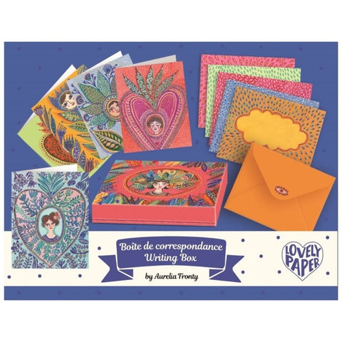 Little Writing Box  - Aurelia, front of box