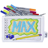 Doodle Pencil Case, Max design + pens 