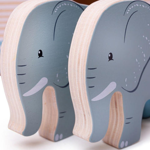 Wooden Noah's Ark (100% FSC Certified), elephant detail