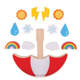 Weather balancing game, no box, symbols symmetrical 