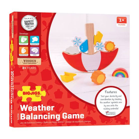 Weather balancing game, box