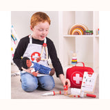 Doctor's Play Kit, lifestyle shot with boy and other toys 