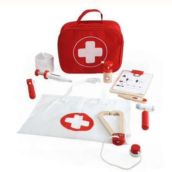 Doctor's Play Kit, contents and bag