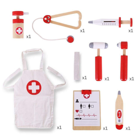 Doctor's Play Kit, contents out of bag