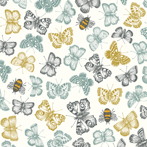 Butterflies & Bees Greeting Card - Eden Project