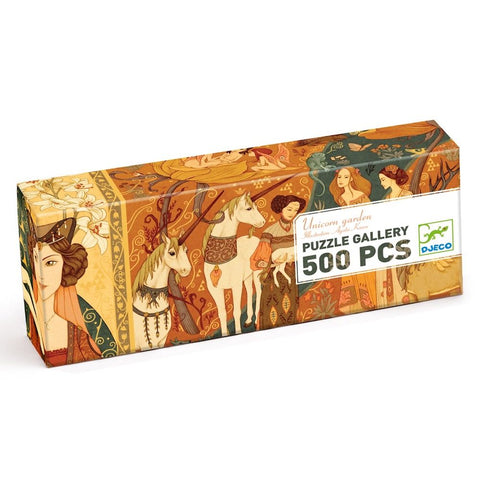 Unicorn Garden Gallery Puzzle, boxed slight angle