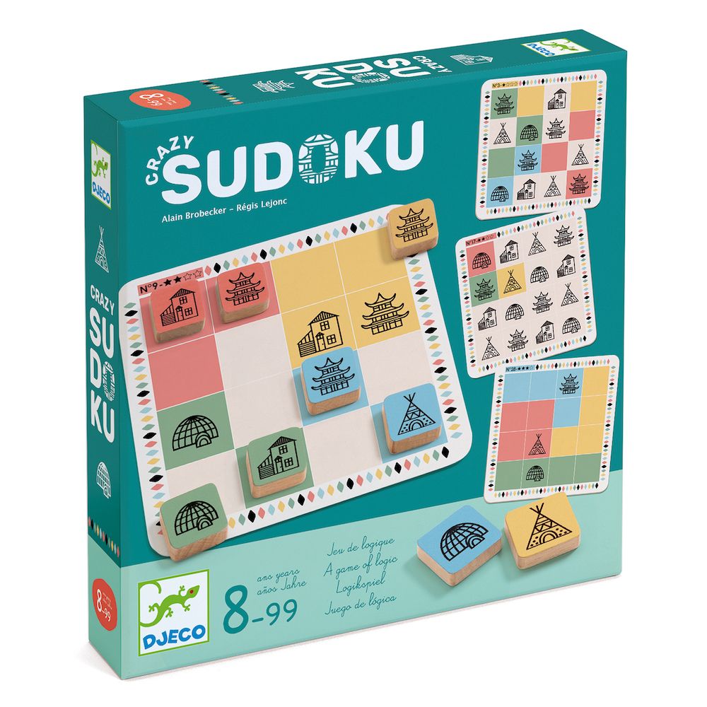 Crazy Sudoku - by Djeco, boxed standing up 