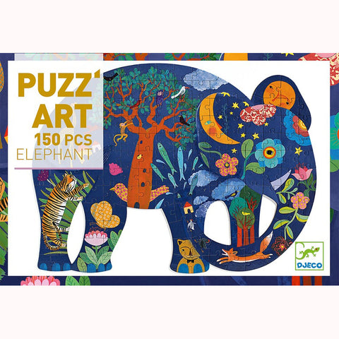Elephant Puzzle by Djeco, boxed 