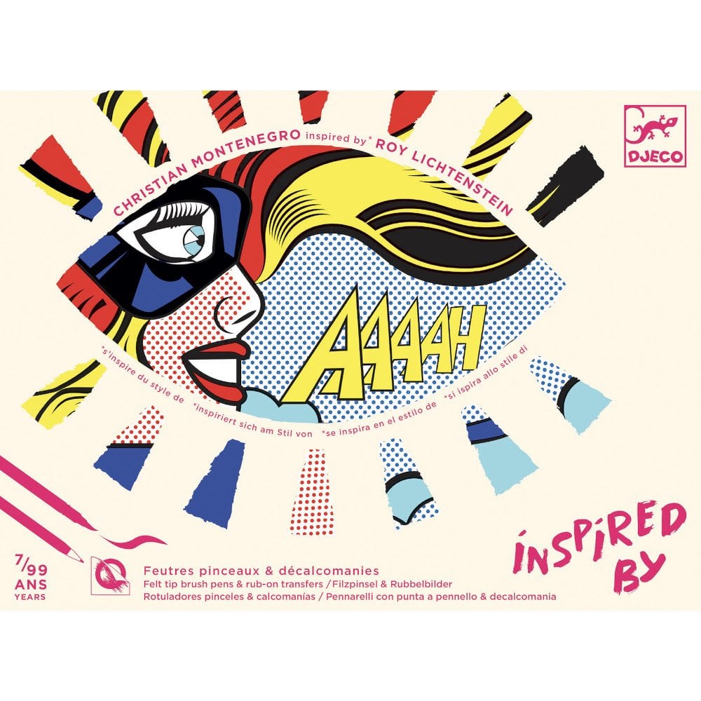Superheroes - Inspired By Lichtenstein, front of box