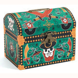 Pirate Money Box, closed, front angle