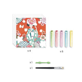 Daydream - Glitter Boards by Djeco, picture of contents