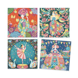 Daydream - Glitter Boards by Djeco, end scenes x 4
