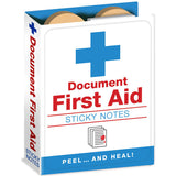 Document First Aid sticky notes, closed pack