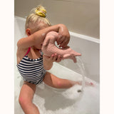 Scrunch Crocodile Jug  - girl in bath 