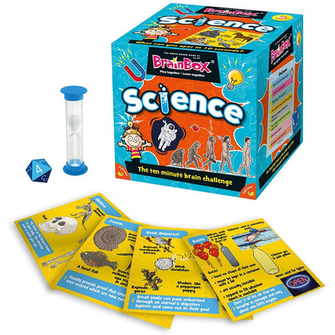 Brainbox science, box, timer and sample cards 