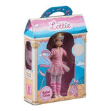 Ballet Class Lottie Doll, boxed from side angle 