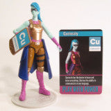 Curiosity Action Figure - IAmElemental - Series II / Wisdom, posed on stand with card