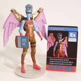 Exploration Action Figure - IAmElemental - Series II / Wisdom, posed on stand and with card