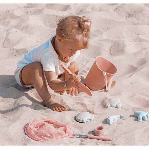 Scrunch Sand Moulds - general life style shot of child with scrunch products 