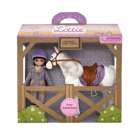 Pony Adventures- Lottie Doll & Pony, boxed straight on view