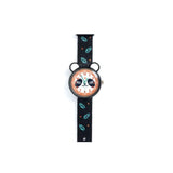 Panda watch by Djeco, close up 