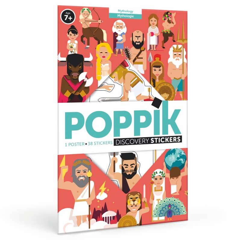 Poppik Poster & Stickers - Mythology, front of pack 