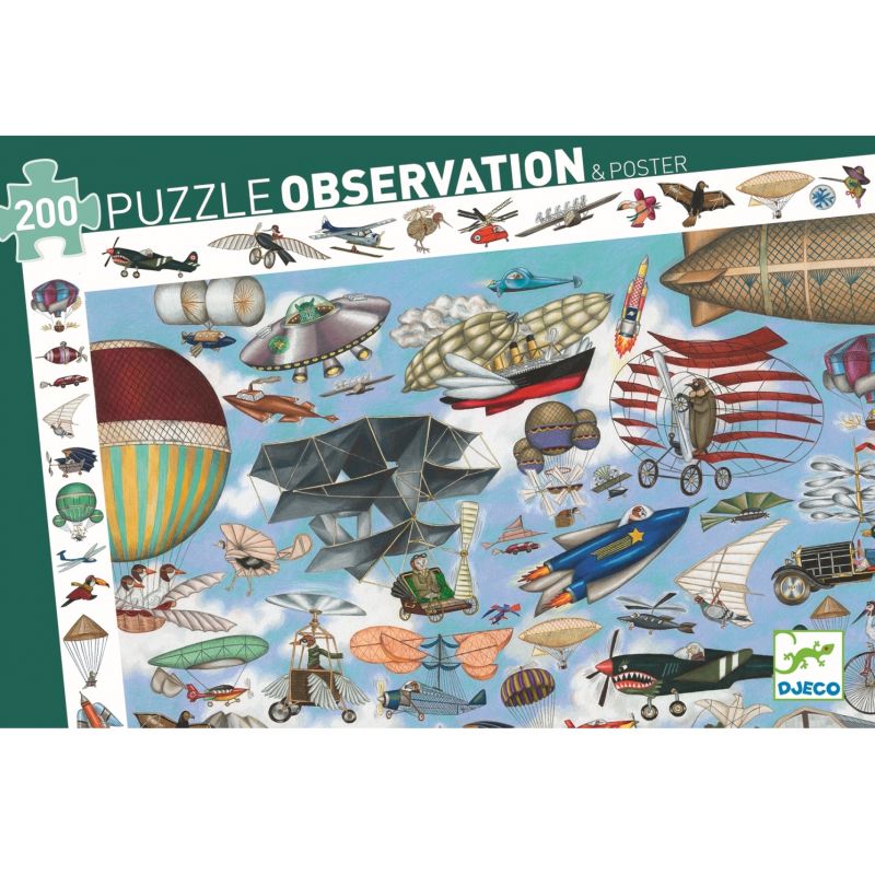 Aero Club Observation Puzzle, front of box
