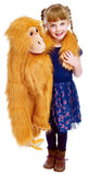 Large organutan puppet with child 