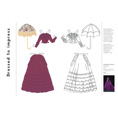 V & A Fashion Gallery Dolls, dress to impress page