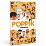 Poppik Poster & Stickers - Famous Women, front of pack