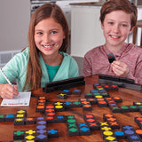 Qwirkle, children playing mid game 