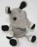 Rhino Finger Puppet, sitting down 