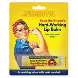 Rosie the Riveter's Hard-Working Lip Balm, in packaging 