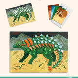 Dino Box mega activity kit, foil scene