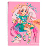 Manga Model Colouring Book (+ stickers) 
