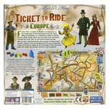 Ticket To Ride: Europe back of box
