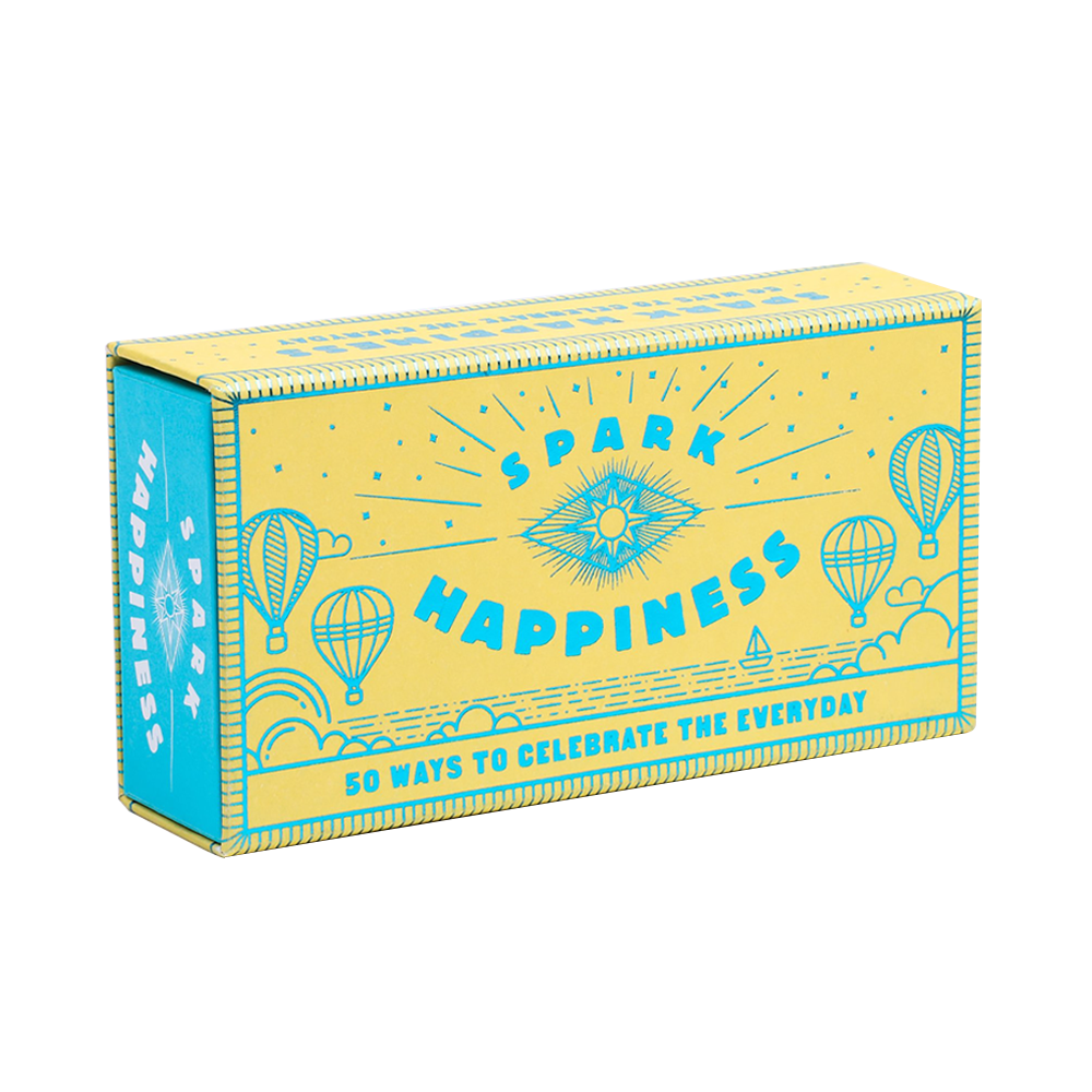Spark happiness, box front on 