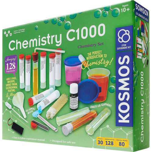 Chemistry C1000 - Chemistry Set, front of box slight angle