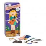 Music Maker - Magnetic Dress Up, tin and sample of magnets