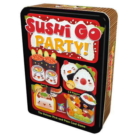 Sushi Go Party! tin slight angle