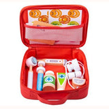 Doctor's Play Set, bag open showing contents