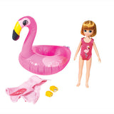 Pool Party Lottie Doll, unboxed with contents 